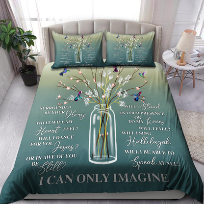 Hummingbird 3D Printed Bedding Set