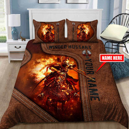 Premium Winged Hussars Best Custom name Bedding set