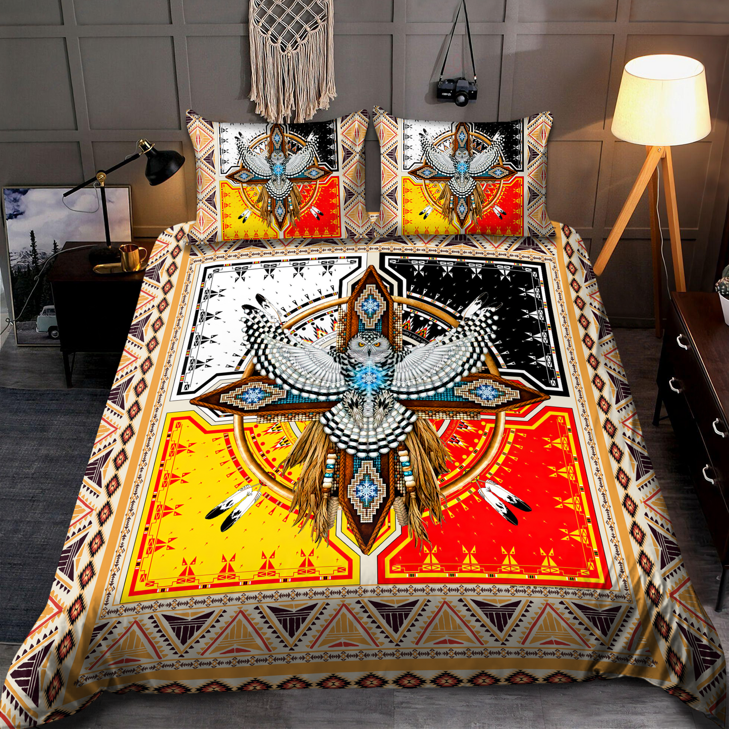 Native American 3D All Over Printed Bedding Set