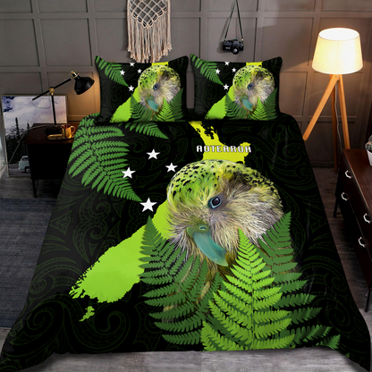 Premium Aotearoa Kakapo Bird Bedding Set