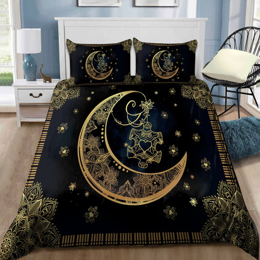Autism Awareness -Mon- Mandala Sunflower Bedding Set XT