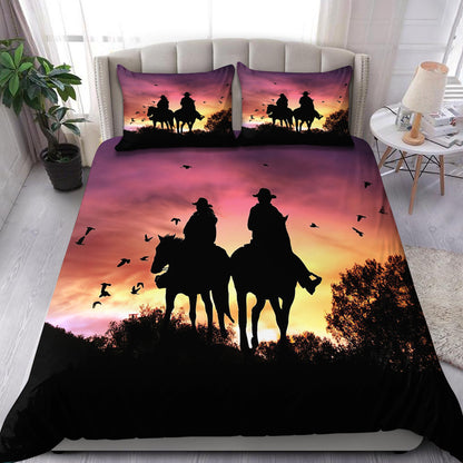 Couple Cowboy 3D All Over Printed Bedding Set