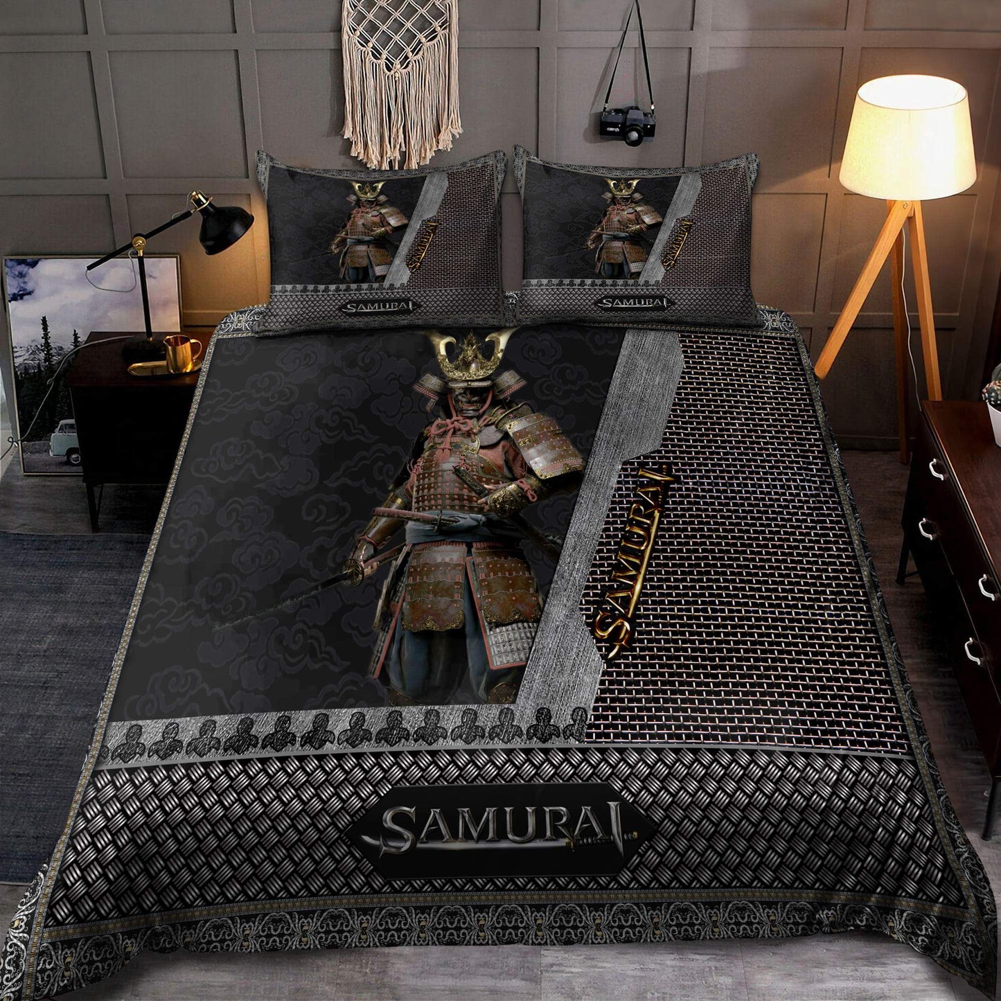 Premium All Over Printed Samurai Warrior Bedding Set MEI