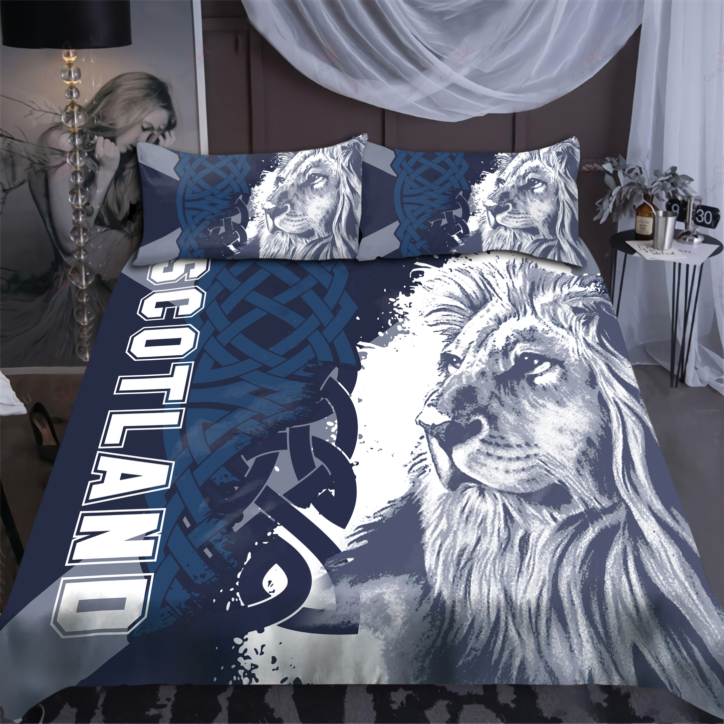Premium Scotland Lion Bedding Set PL