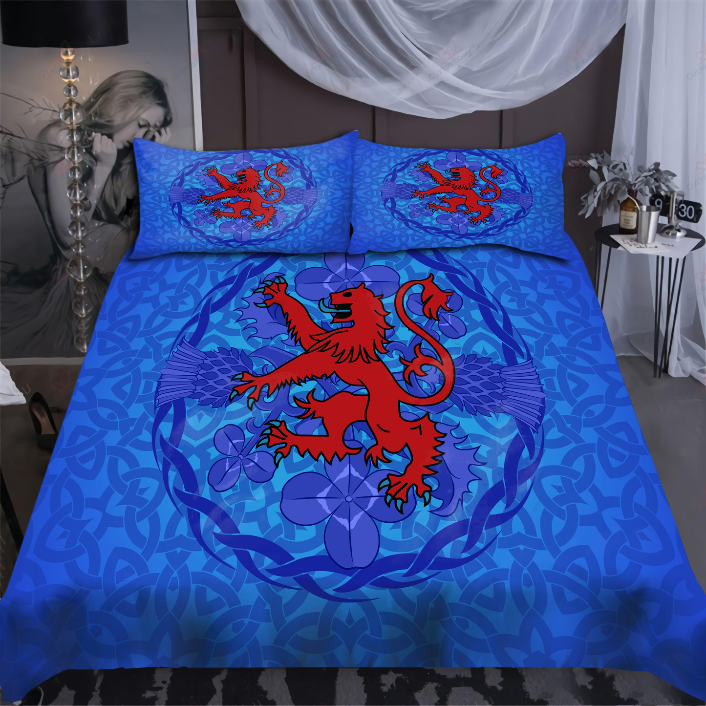 Premium Scotland Lion Bedding Set PL