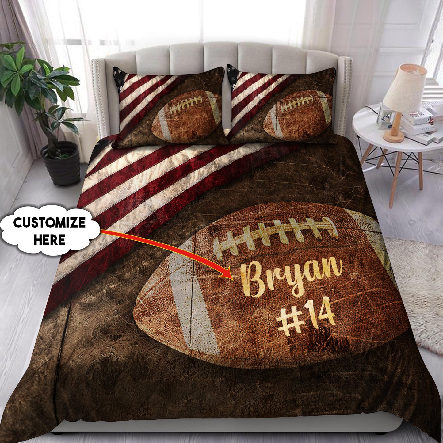 Custom name bedding set AM17052110
