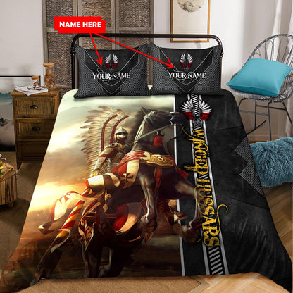 Premium Cavalry Winged Hussars Custom name Bedding Set