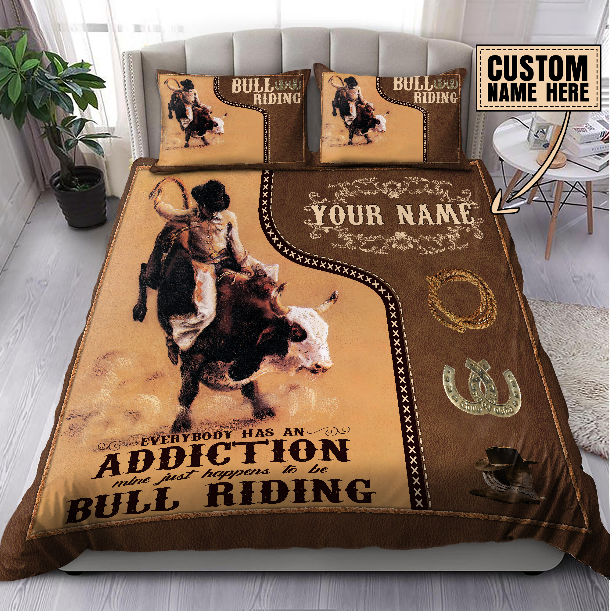 Bull Riding Rope Bedding Set To Be Bull Riding – Run The Stars™