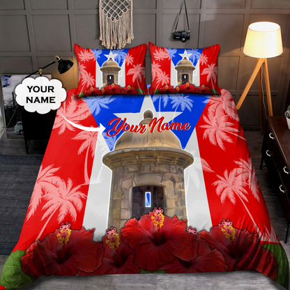Customize Name Puerto Rico Bedding Set TNA15052105
