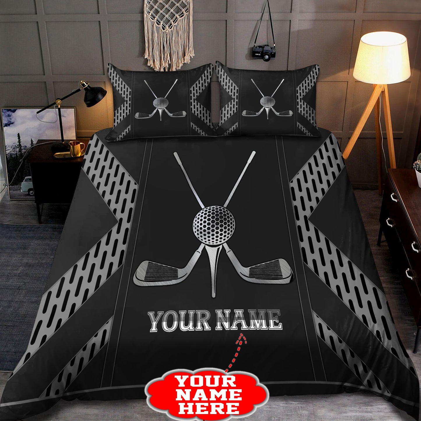 Custom Name XT Golf Lovers Bedding Set HHT31052102