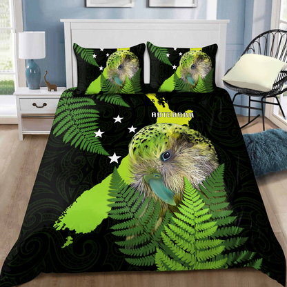 Premium Aotearoa Kakapo Bird Bedding Set
