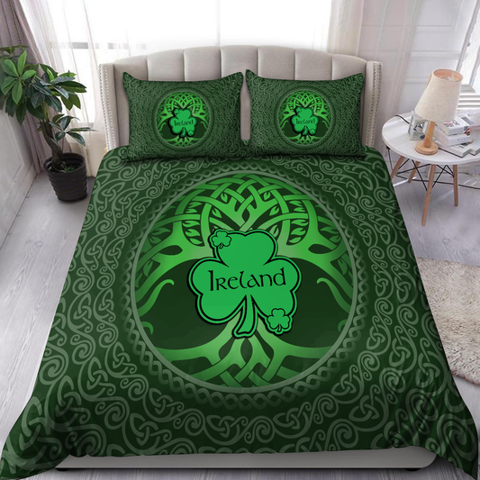 Premium Irish Shamrock Ireland Bedding Set