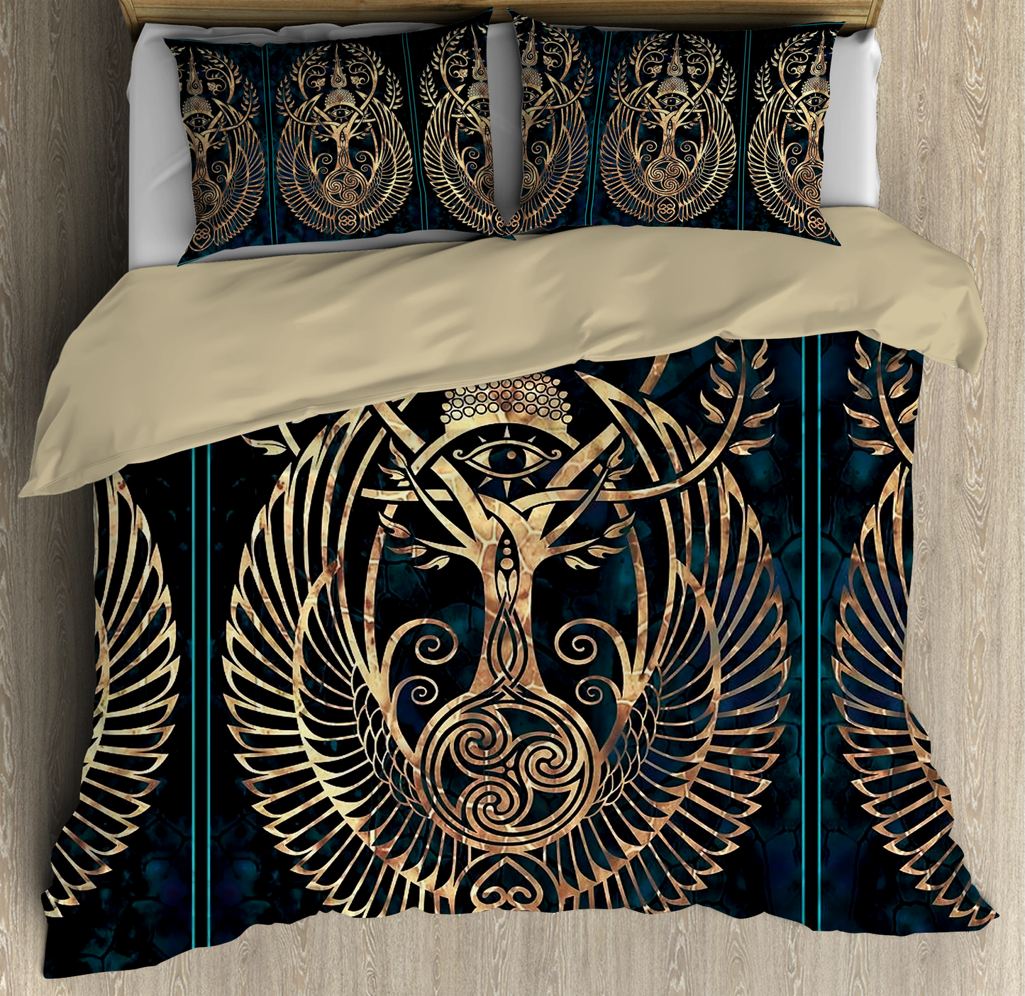 Egyptian Sacred Geometry Tattoo Bedding Set XT  TNA04022103