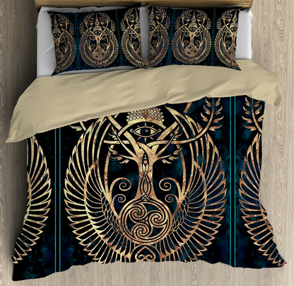 Egyptian Sacred Geometry Tattoo Bedding Set XT  TNA04022103