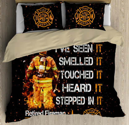 Retired Firefigter Bedding Set TNA19032102