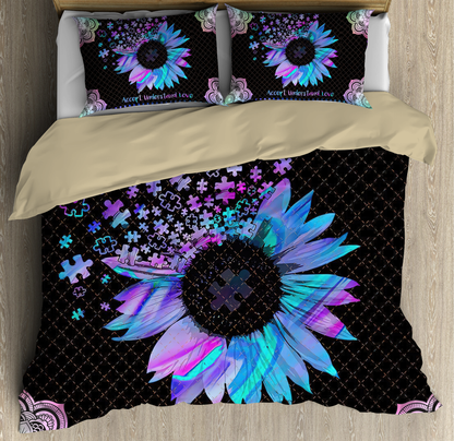 Autism Awareness - Sunflower Bedding Set XT