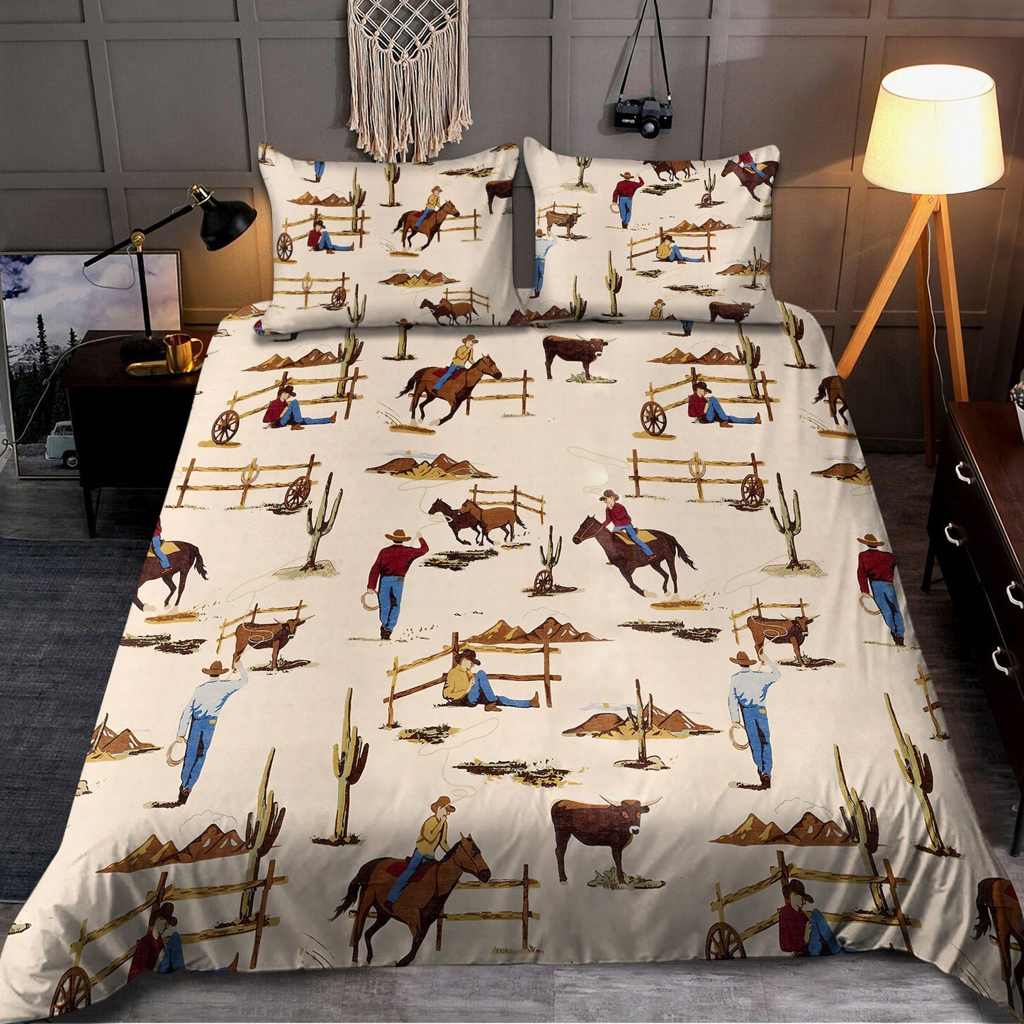 Cowboy 3D All Over Printed Bedding Set