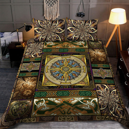Celtic Compass 3D All Over Printed Bedding Set