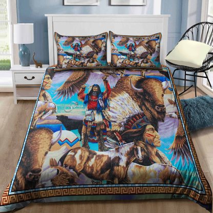 Native American 3D All Over Printed Bedding Set