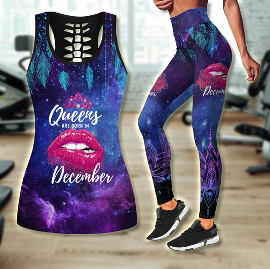 Queens are born in December Galaxy combo legging+tank TR24052012S-Apparel-Huyencass-S-S-Vibe Cosy™