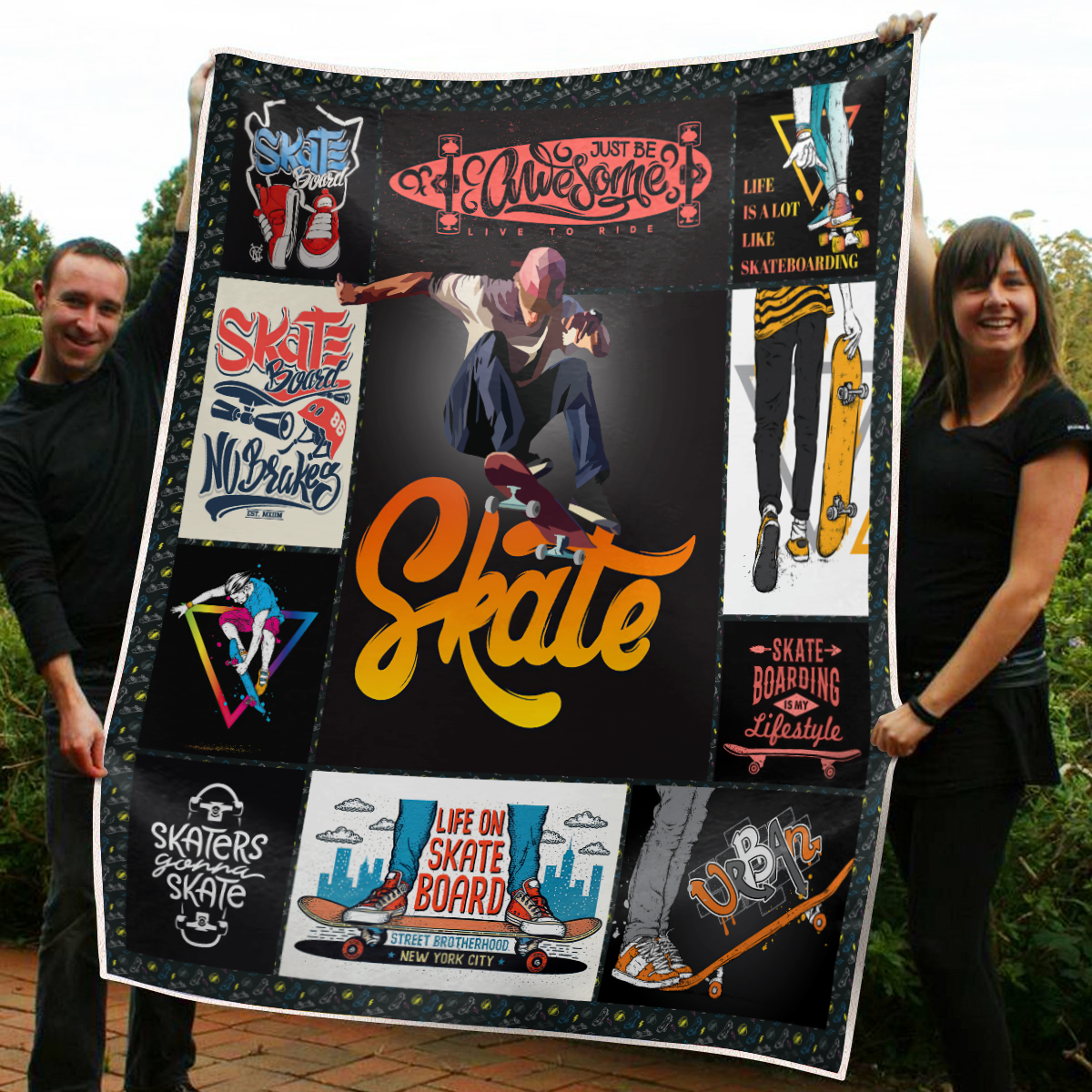 Premium Skateboard Blanket