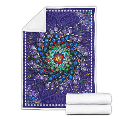 Mandala 3D All Over Printed Blanket