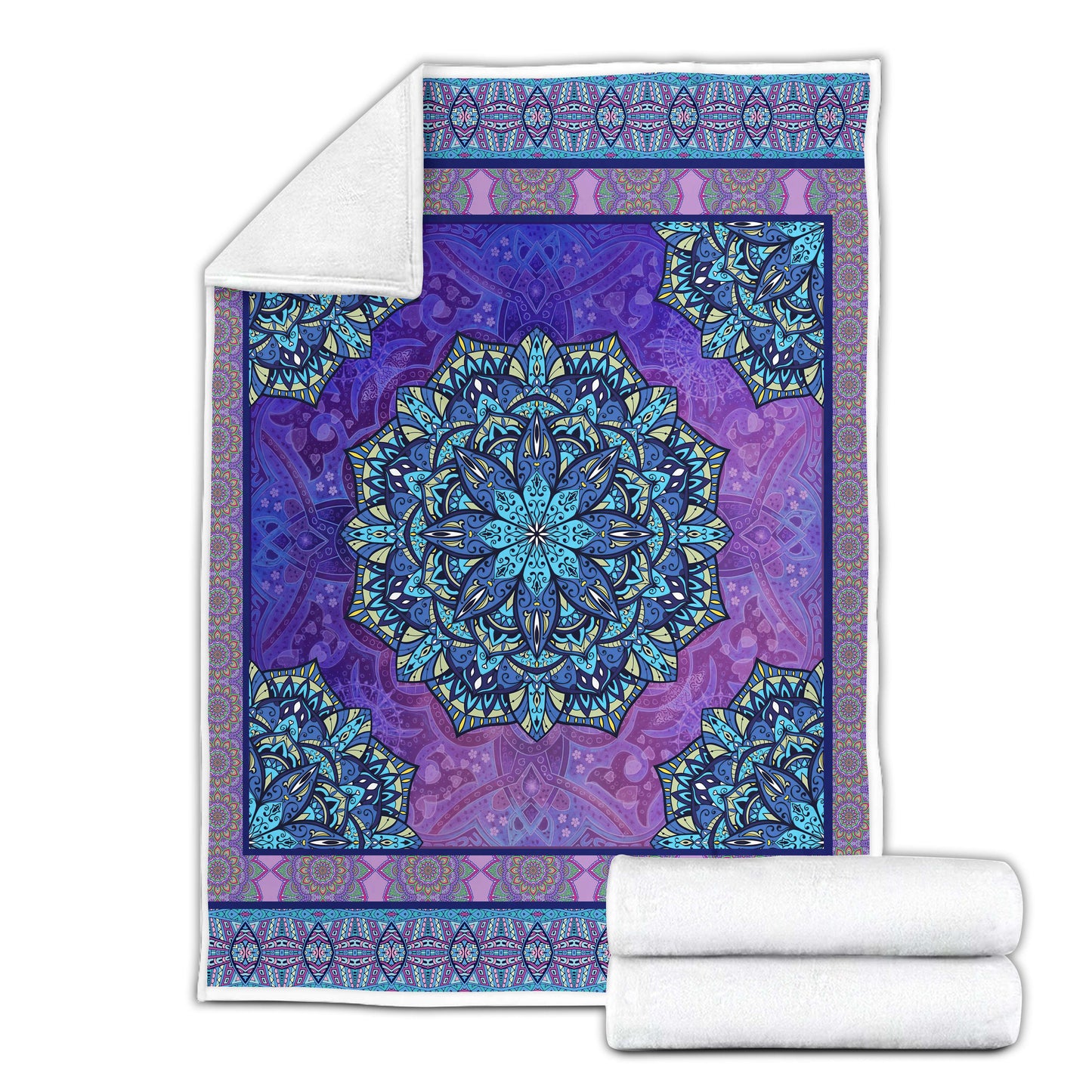 Mandala 3D All Over Printed Blanket