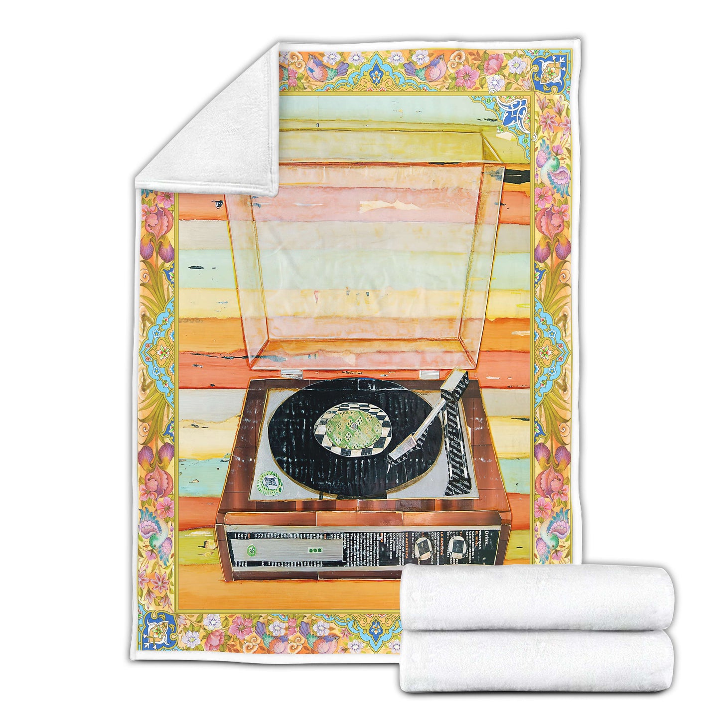 Vinyl Record 3D All Over Printed Blanket