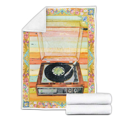Vinyl Record 3D All Over Printed Blanket