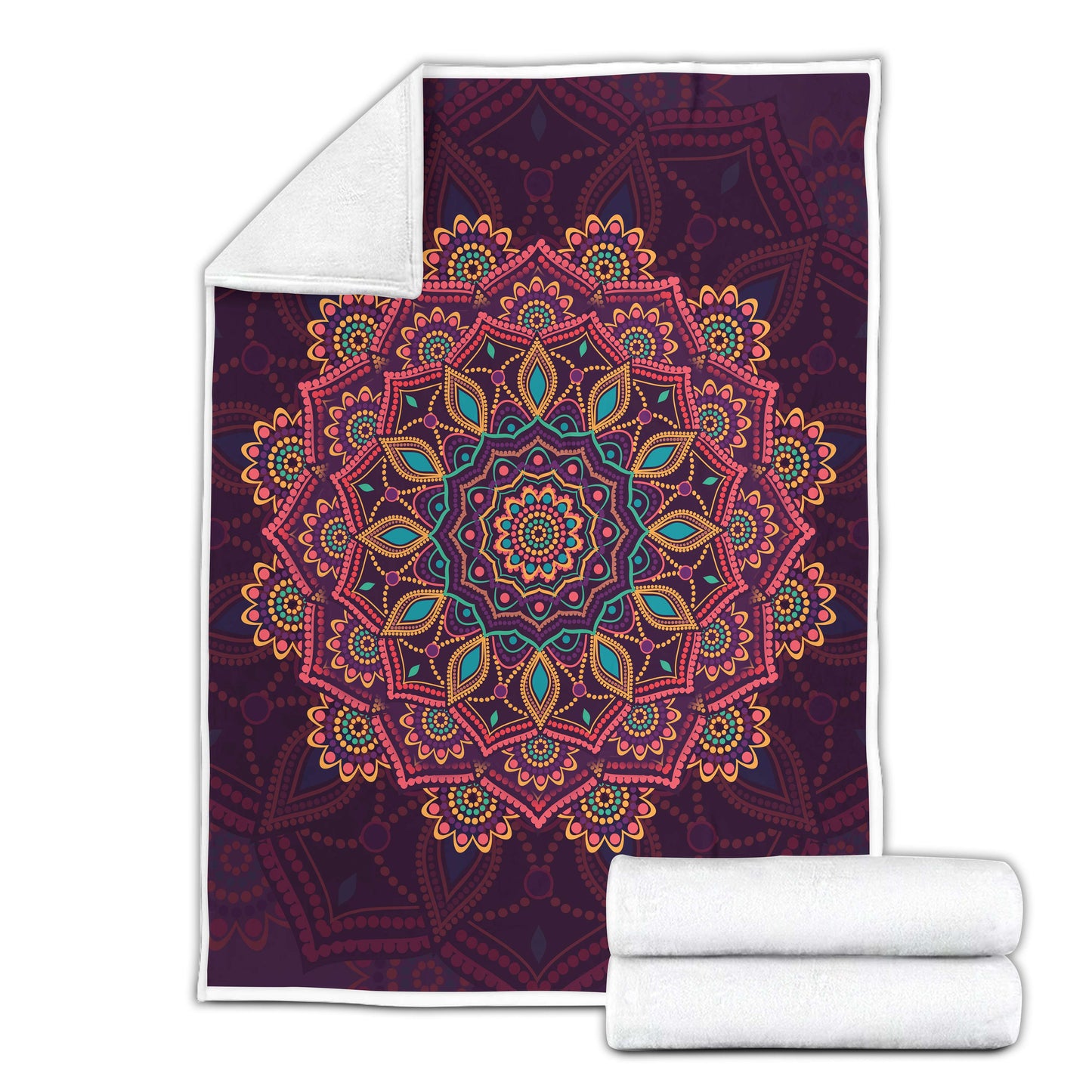 Mandala 3D All Over Printed Blanket