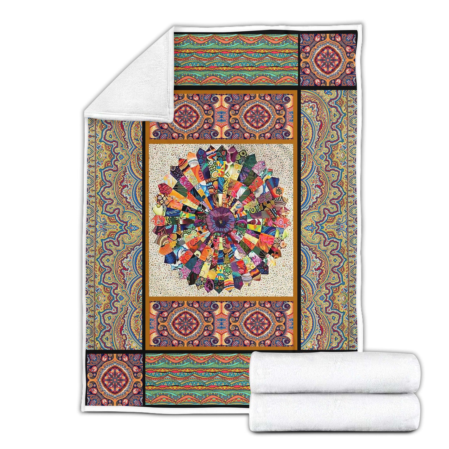 Mandala 3D All Over Printed Blanket