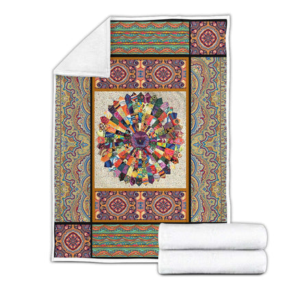 Mandala 3D All Over Printed Blanket