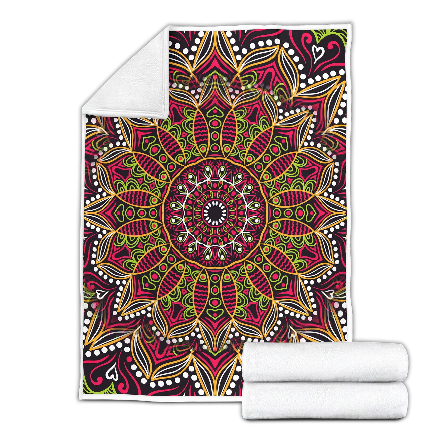 Mandala 3D All Over Printed Blanket