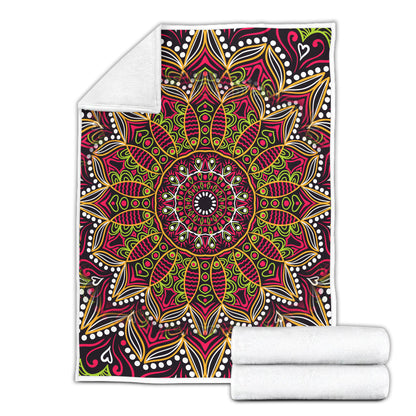 Mandala 3D All Over Printed Blanket