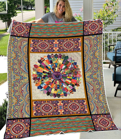 Mandala 3D All Over Printed Blanket