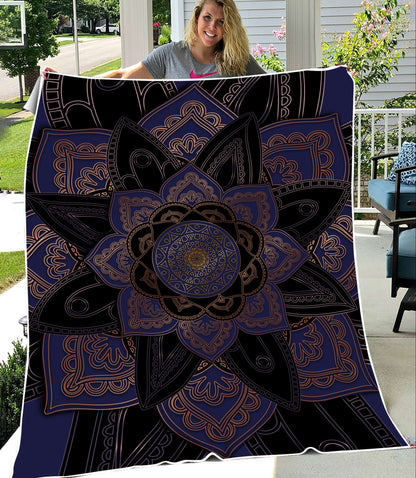 Mandala 3D All Over Printed Blanket
