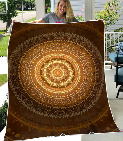 Mandala 3D All Over Printed Blanket