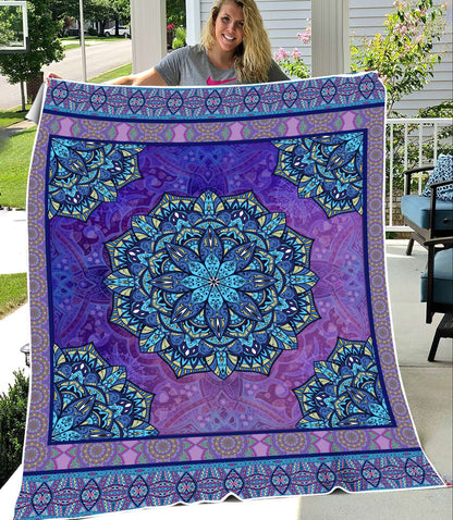 Mandala 3D All Over Printed Blanket