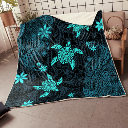 Premium Three Turtles Blanket