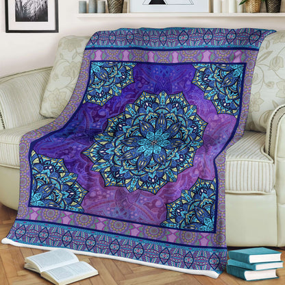 Mandala 3D All Over Printed Blanket