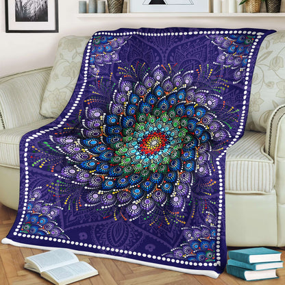 Mandala 3D All Over Printed Blanket