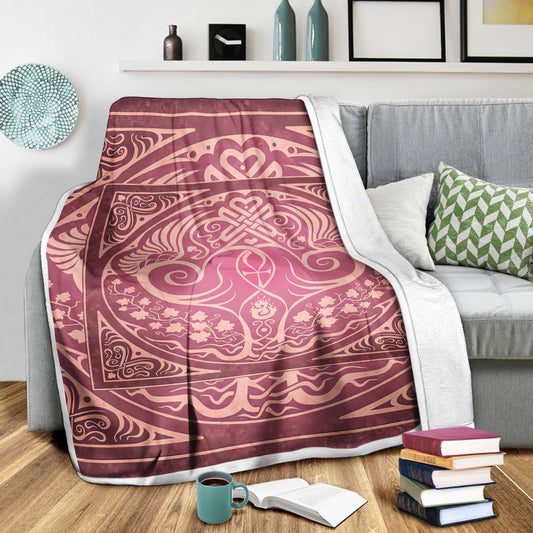 Mandala 3D All Over Printed Blanket