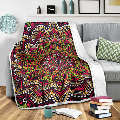Mandala 3D All Over Printed Blanket