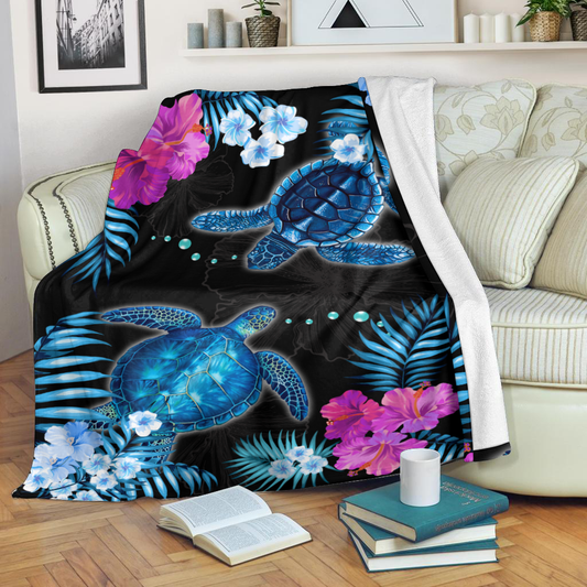 Premium Love Turtle Blanket