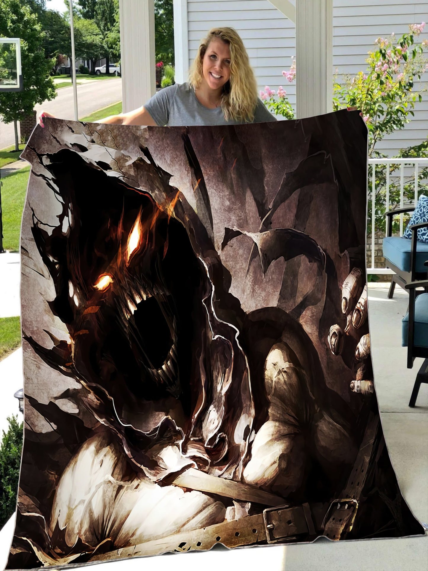 Premium Black Reaper Blanket