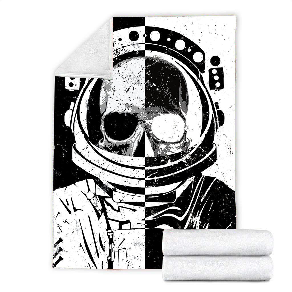 Premium Skull Astronaut Blanket