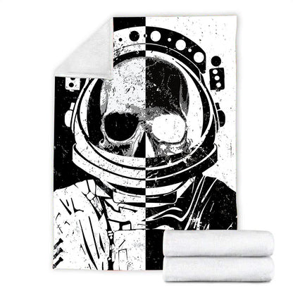 Premium Skull Astronaut Blanket