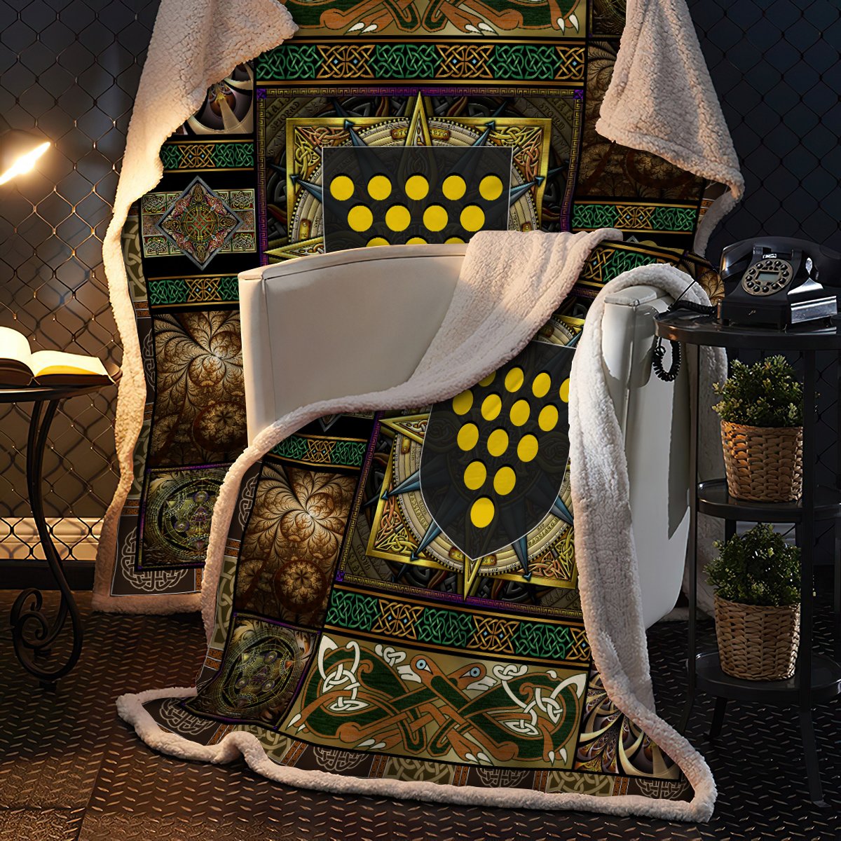 Celtic 3D All Over Printed Blanket