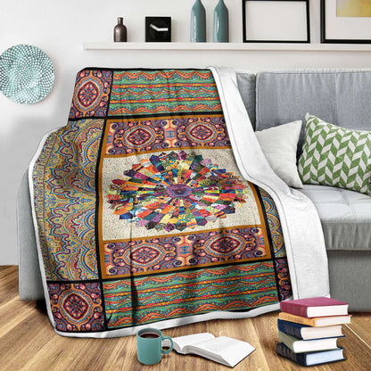 Mandala 3D All Over Printed Blanket