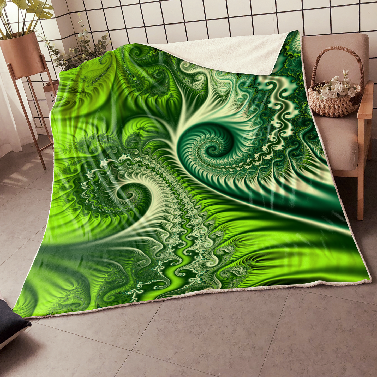 Premium Koru Fern Blanket
